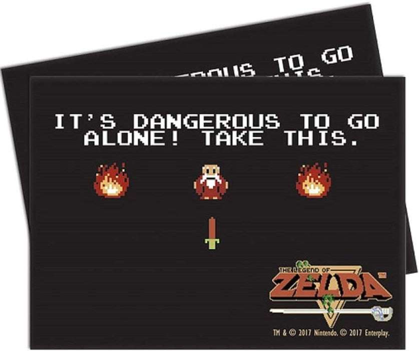 Ultra PRO: Standard 65ct Sleeves - The Legend of Zelda (It's Dangerous) - for just $0! 