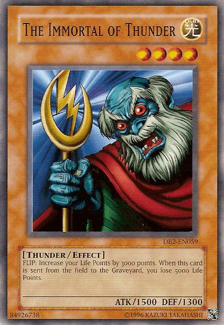 The Immortal of Thunder [DB2-EN059] Common - for just $0.20! 