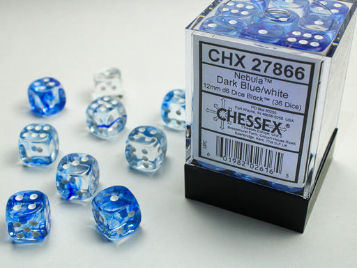 Chessex: D6  Nebula™ Dice sets - 12mm - for just $14.99! 