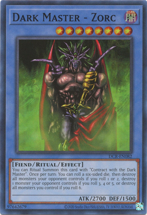 Dark Master - Zorc (25th Anniversary) [DCR-EN082] Super Rare - for just $3.20! 