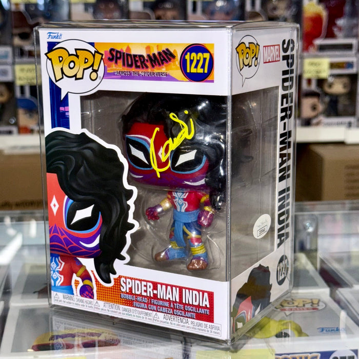 Karan Soni Signed Spider-Man India Funko Pop! #1227 Across The Spider-Verse With JSA COA - for just $100! 