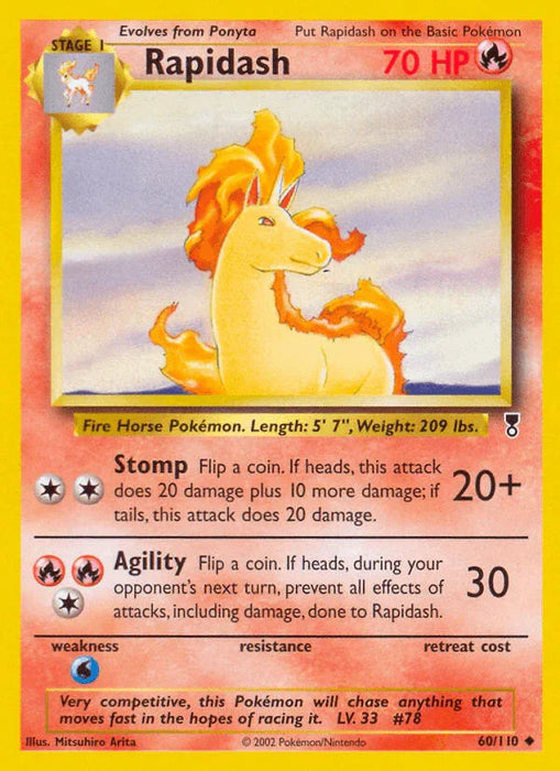 Rapidash (60/110) [Legendary Collection] - for just $0.80! 
