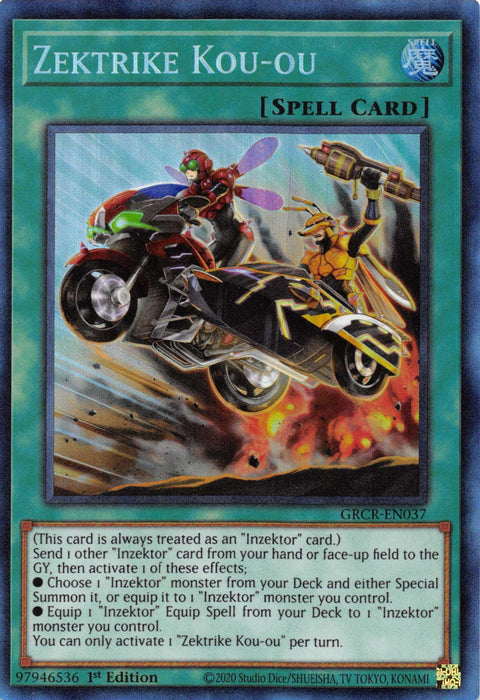 Zektrike Kou-ou [GRCR-EN037] Collector's Rare - for just $1.25! 