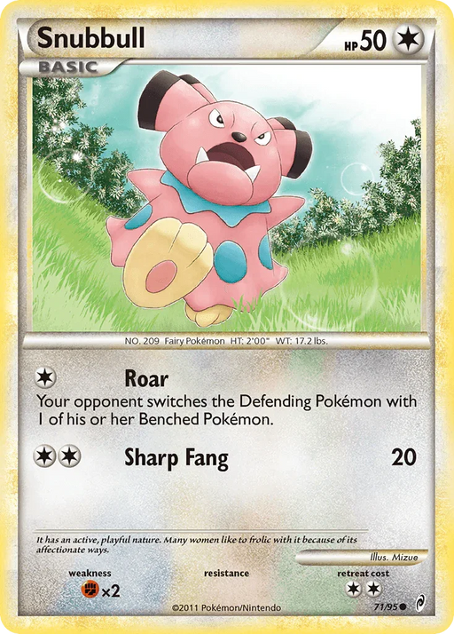 Snubbull (71/95) [HeartGold & SoulSilver: Call of Legends] - for just $0.15! 