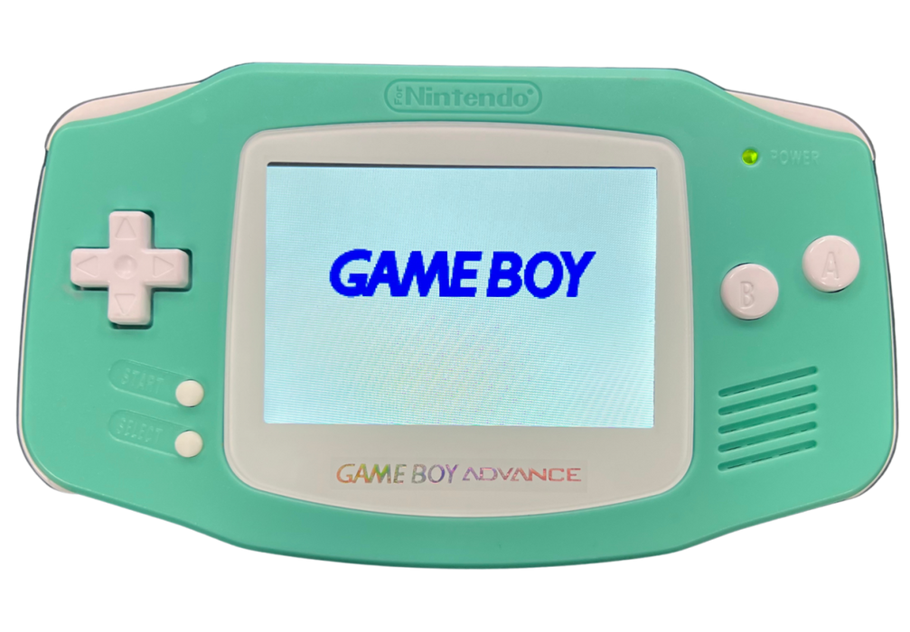 Game Boy Advance System (GBA)[IPS Screen][Custom Mint Green Shell] – Good Condition - for just $274.99! 