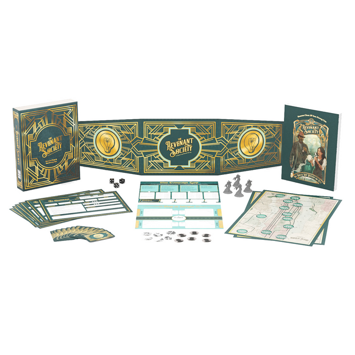 The Revenant Society RPG: Deluxe Set - for just $79.99! 