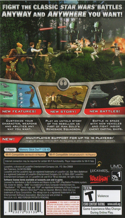 Star Wars Battlefront: Renegade Squadron [Greatest Hits] – PlayStation Portable (PSP) - for just $12.99! 