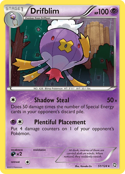 Drifblim (51/124) [Black & White: Dragons Exalted] - for just $0.25! 
