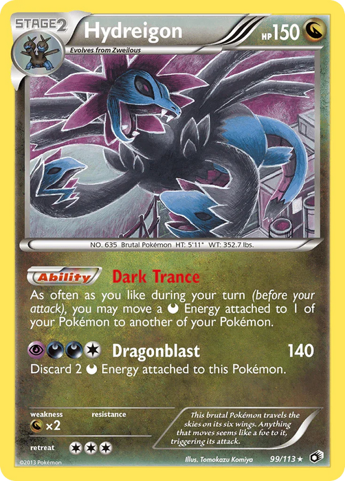 Hydreigon (99/113) [Black & White: Legendary Treasures] - for just $3.55! 