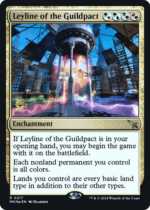 Leyline of the Guildpact (PRE-217) - Murders at Karlov Manor Promos Foil - for just $3.05! 