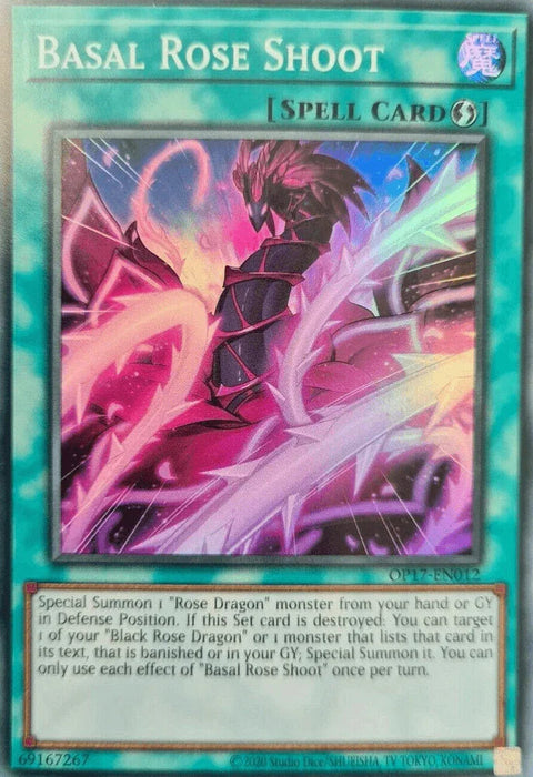 Basal Rose Shoot [OP17-EN012] Super Rare - for just $0.30! 