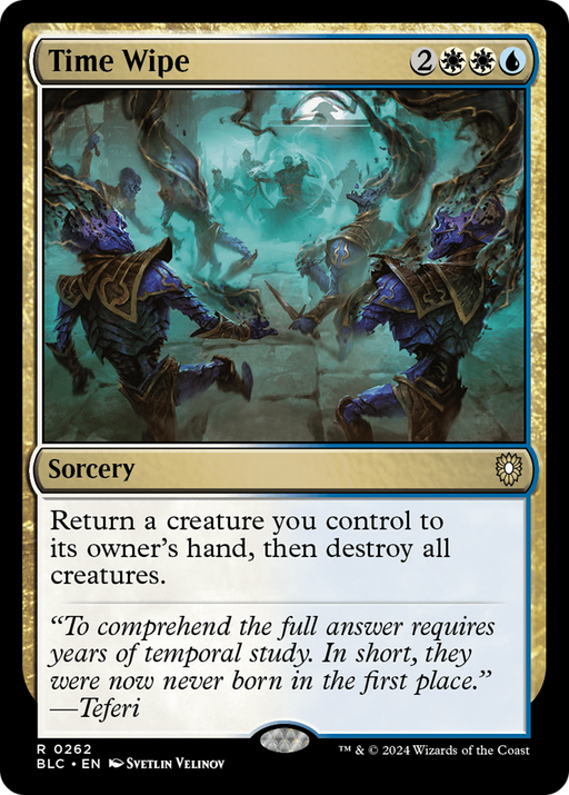 Time Wipe (BLC-262) - Bloomburrow Commander - for just $0.08! 