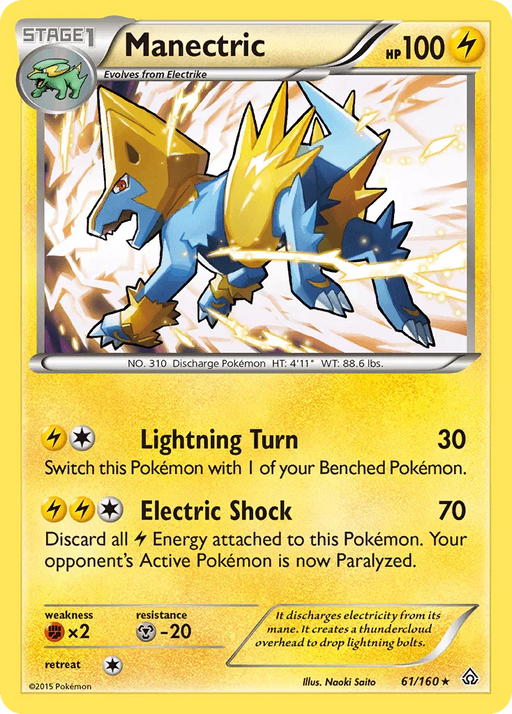 Manectric (61/160) [XY: Primal Clash] - for just $0.35! 