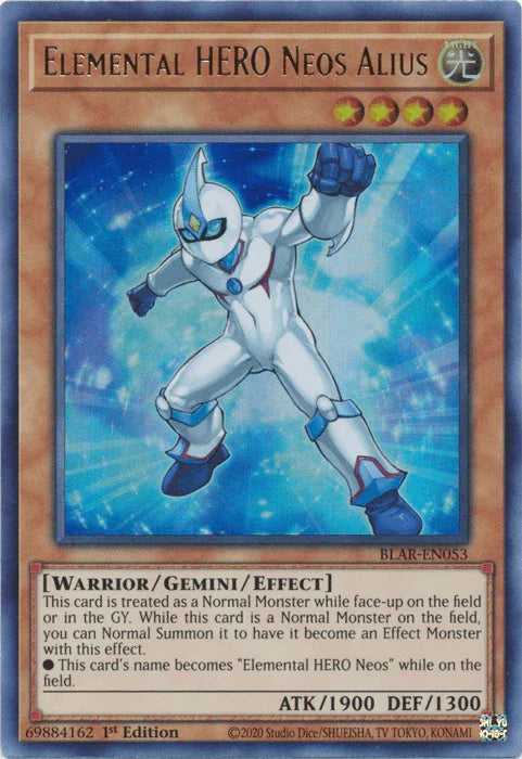 Elemental Hero Neos Alius [BLAR-EN053] Ultra Rare - for just $0.20! 