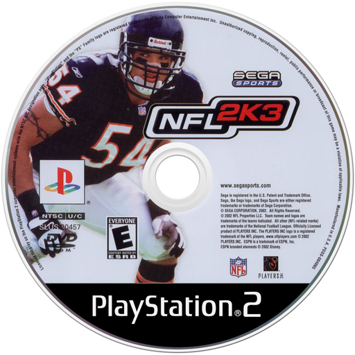 NFL 2K3 – PlayStation 2 (PS2) - for just $0! 