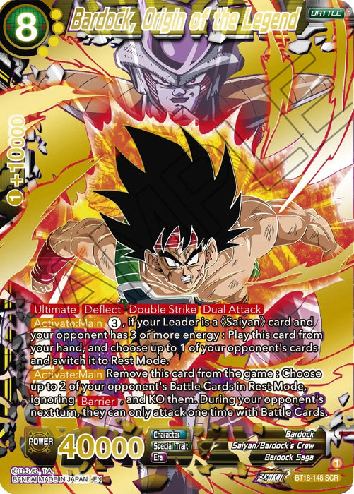 Bardock, Origin of the Legend (BT18-148) [Dawn of the Z-Legends] - for just $14.65! 
