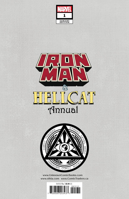 Iron Man/Hellcat Annual #1 Unknown Comics Ivan Tao Exclusive Var (06/29/2022) - for just $5! 