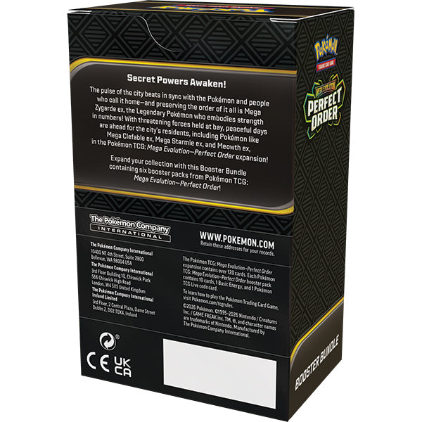 Pokemon: Mega Evolution - Perfect Order - Booster Bundle - for just $59.99! 