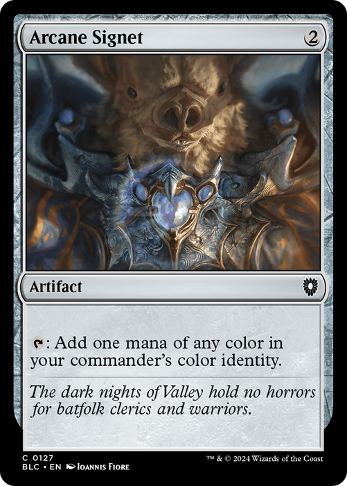 Arcane Signet (BLC-127) - Bloomburrow Commander - for just $0.15! 