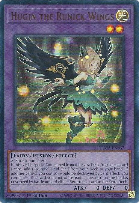 Hugin the Runick Wings [TAMA-EN037] Ultra Rare - for just $1.25! 