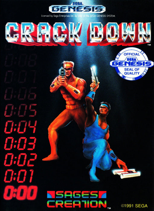 Crack Down (Sega Genesis) - for just $0! 