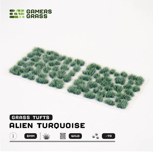 Gamers Grass Tufts: Alien Tufts - Alien Turquoise - 6mm - Wild - for just $7.99! 