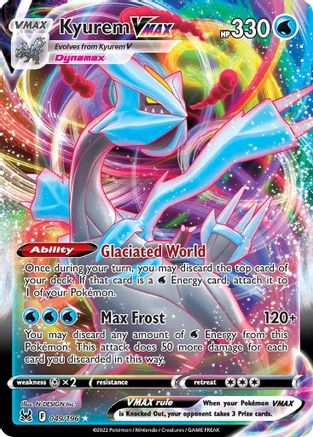 Kyurem VMAX 049/196 - SWSH11 Lost Origin Holofoil - for just $0.90! 