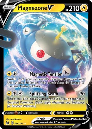 Magnezone V 056/196 - SWSH11 Lost Origin Holofoil - for just $0.28! 