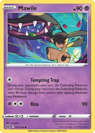 Mawile 071/196 - SWSH11 Lost Origin - for just $0.05! 