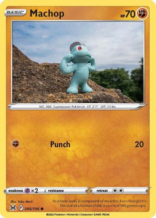Machop 086/196 - SWSH11 Lost Origin - for just $0.05! 