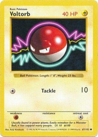 Voltorb (67/102) [Base Set Shadowless Unlimited] - for just $4.75! 