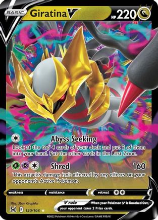 Giratina V 130/196 - SWSH11 Lost Origin Holofoil - for just $0.58! 