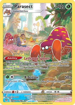 Parasect TG01/TG30 - SWSH11 Lost Origin Trainer Gallery Holofoil - for just $1.05! 