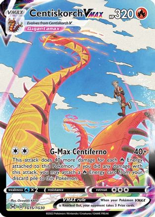Centiskorch VMAX TG15/TG30 - SWSH11 Lost Origin Trainer Gallery Holofoil - for just $3.24! 