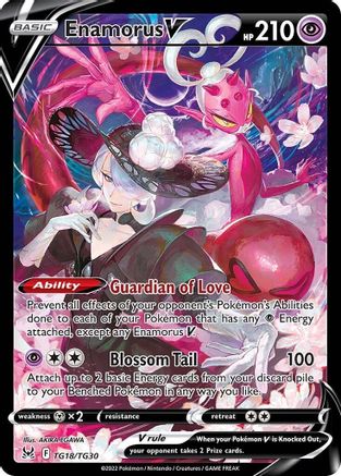 Enamorus V TG18/TG30 - SWSH11 Lost Origin Trainer Gallery Holofoil - for just $4.99! 