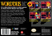 Wordtris – Super Nintendo Entertainment System (SNES) - for just $3.99! 