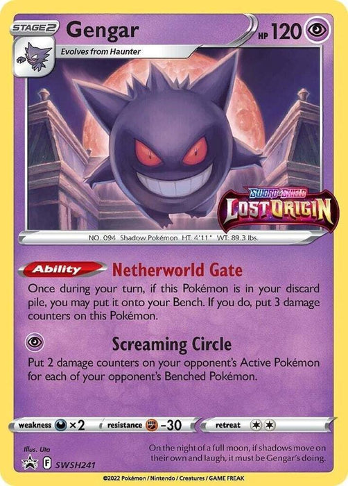 Gengar (SWSH241) [Sword & Shield: Black Star Promos] - for just $13! 