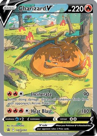 Charizard V SWSH260/307 - SWSH Sword & Shield Promo Cards Holofoil - for just $21.83! 