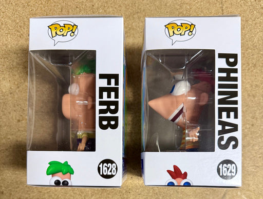 Funko Pop! Disney Animation Phineas & Ferb #1628 #1629 Set of 2 - for just $30! 