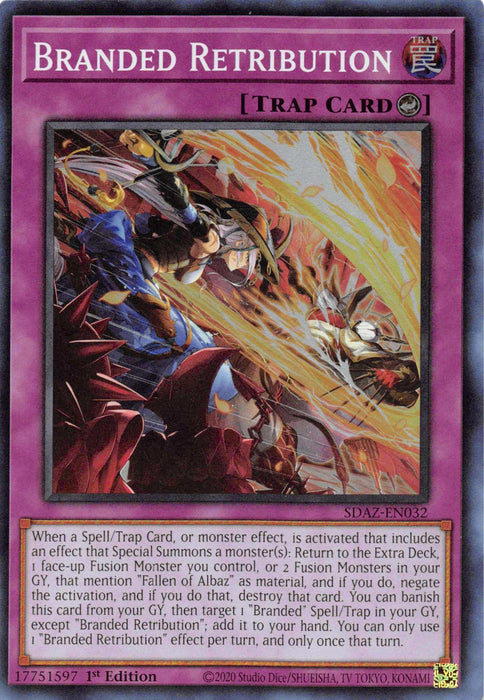 Branded Retribution [SDAZ-EN032] Super Rare - for just $0.10! 