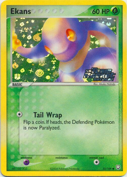 Ekans (55/109) (Stamped) [EX: Team Rocket Returns] - for just $15.35! 