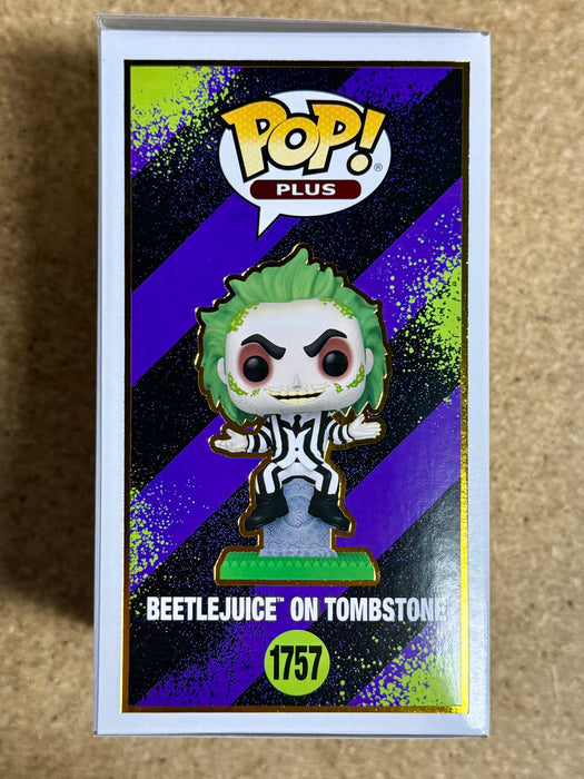 Funko Pop! Plus Movies Beetlejuice On Tombstone #1757 Glow 2024 Exclusive - for just $25! 
