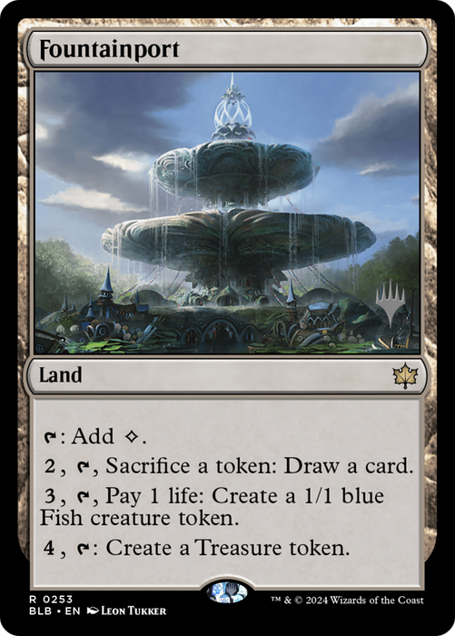 Fountainport (PPBLB-253) - Bloomburrow Promos - for just $1.67! 