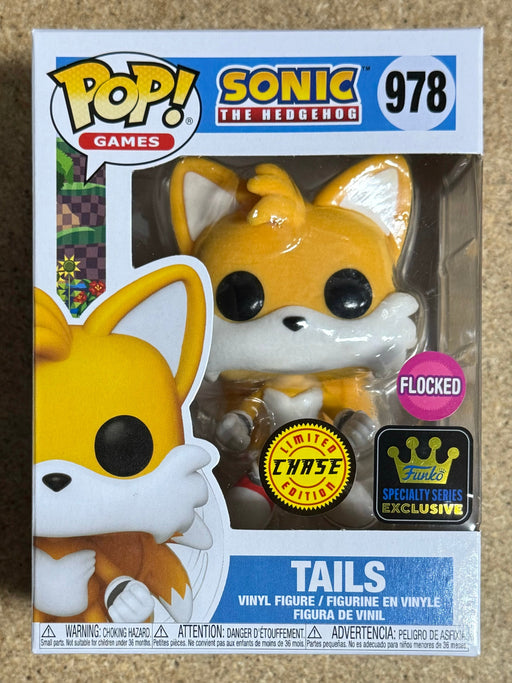 Funko Pop! Games Chase Flocked Flying Tails #978 Sonic The Hedgehog Specialty Series Exclusive - for just $40! 