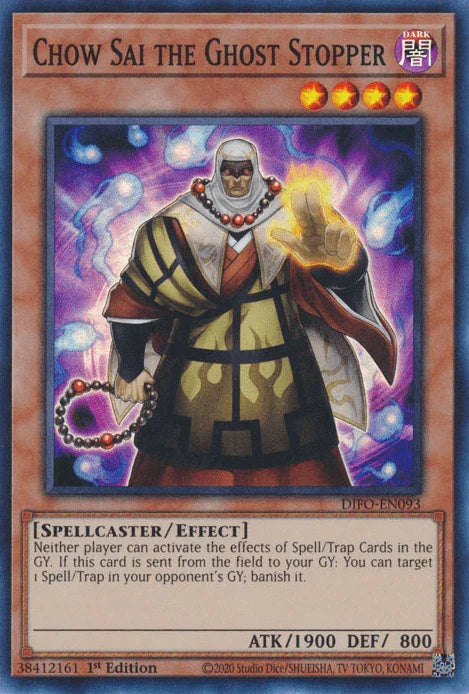 Chow Sai the Ghost Stopper [DIFO-EN093] Super Rare - for just $0.10! 