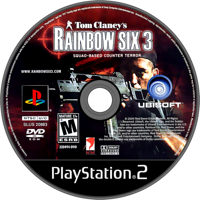 Tom Clancy's Rainbow Six 3 – PlayStation 2 (PS2) - for just $5.99! 