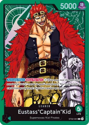 Eustass"Captain"Kid (001) (ST02-001) - Starter Deck 2: Worst Generation Foil - for just $0.90! 