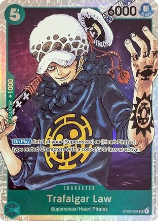 Trafalgar Law (ST02-009) - Starter Deck 2: Worst Generation Foil - for just $1.55! 
