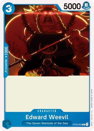 Edward Weevil (ST03-002) - Starter Deck 3: The Seven Warlords of The Sea - for just $0.05! 