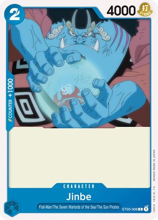Jinbe (ST03-006) - Starter Deck 3: The Seven Warlords of The Sea - for just $0.08! 
